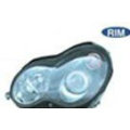 HEAD LAMP CRYSTAL RIM GREY FOR W203